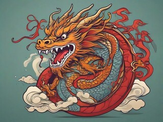 chinese dragon illustration