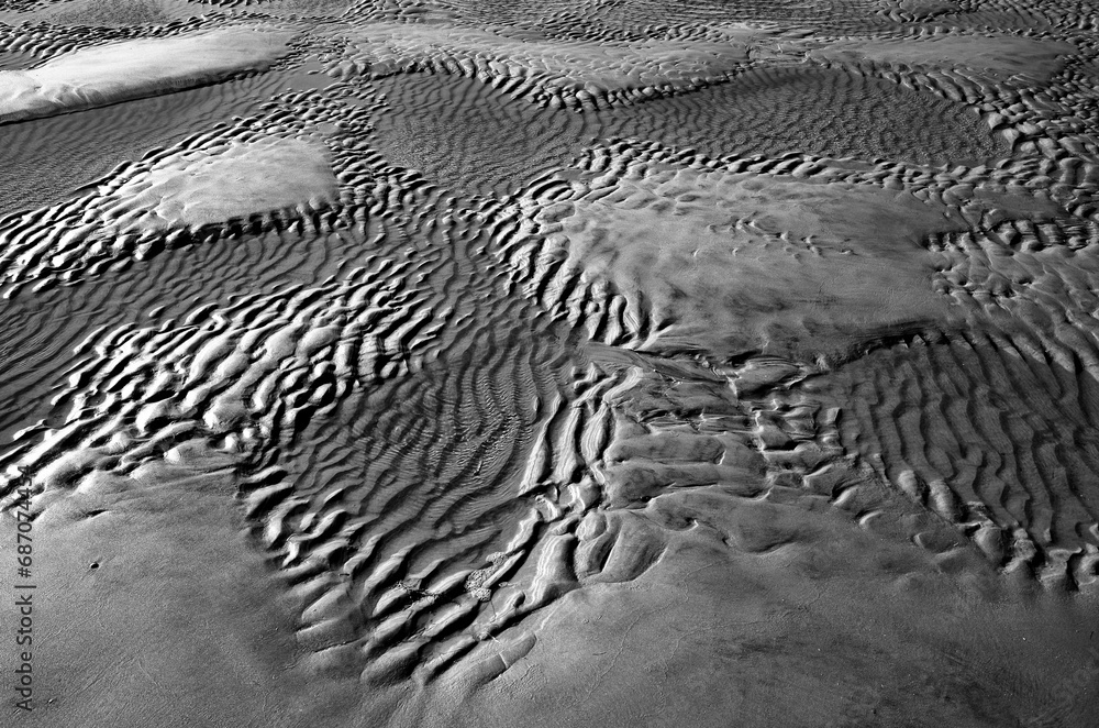 Wall mural sandy mudflats