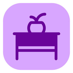 Editable coffee table vector icon. Part of a big icon set family. Perfect for web and app interfaces, presentations, infographics, etc