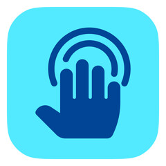 Editable four fingers hold vector icon. Part of a big icon set family. Perfect for web and app interfaces, presentations, infographics, etc