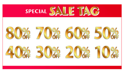 SALE PRICE TAG セール価格 割引タグ