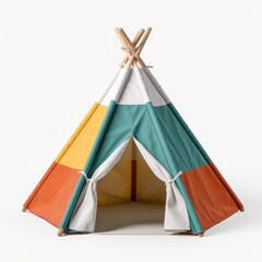 Play tent isolated on a white background