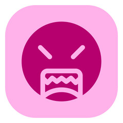 Editable angry, upset face vector icon. Part of a big icon set family. Perfect for web and app interfaces, presentations, infographics, etc