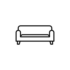 Sofa vector icon set. vector illustration