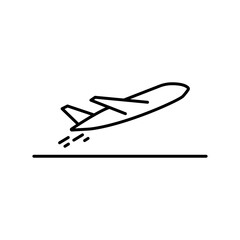 Departures vector icon set. vector illustration