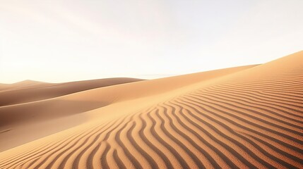 Fototapeta na wymiar Ripples in Sand Mojave