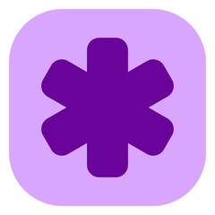 Obraz premium Editable asterisk vector icon. Part of a big icon set family. Perfect for web and app interfaces, presentations, infographics, etc