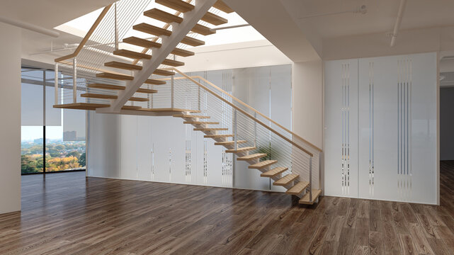 duplex office room stairs 10 Modern Office Design Ideas for an Inspiring Workplace