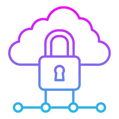 Cloud Lock Icon