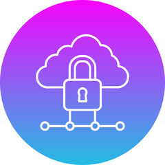 Cloud Lock Icon