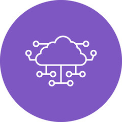 Cloud Computing Icon