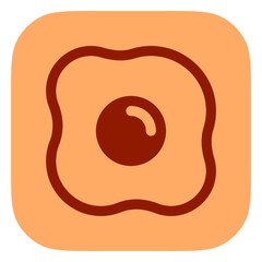 Editable omelet, fried egg vector icon. Part of a big icon set family. Perfect for web and app interfaces, presentations, infographics, etc