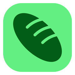 Editable bread loaf vector icon. Part of a big icon set family. Perfect for web and app interfaces, presentations, infographics, etc