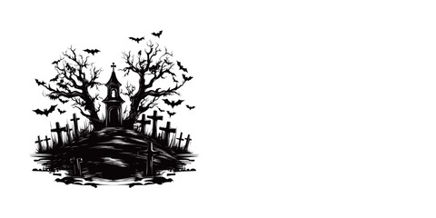 black and white background helloween