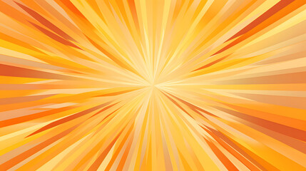 Bright sunburst pattern in warm yellow and orange tones