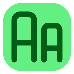 Editable font size vector icon. Part of a big icon set family. Perfect for web and app interfaces, presentations, infographics, etc