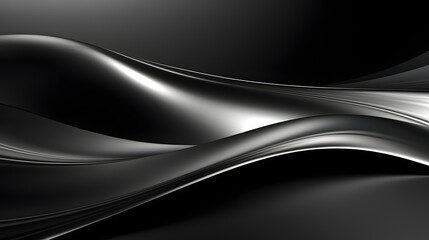 Modern background with sleek silver and black gradient