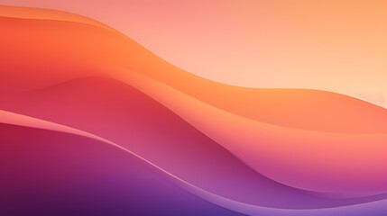 Smooth gradient background in sunset colors of orange, pink, and purple