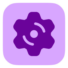 Editable vector gear cog setting icon. Part of a big icon set family. Perfect for web and app interfaces, presentations, infographics, etc