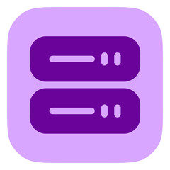 Editable vector server storage drive icon. Part of a big icon set family. Perfect for web and app interfaces, presentations, infographics, etc