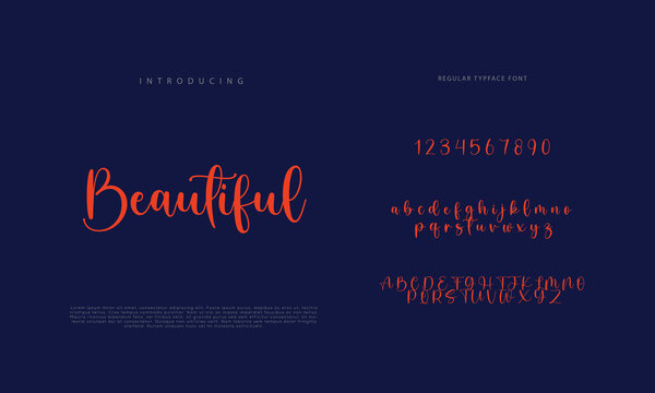 Signature font calligraphy logotype script brush font type font lettering handwritten
