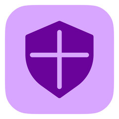 Editable vector shield protection icon. Part of a big icon set family. Perfect for web and app interfaces, presentations, infographics, etc