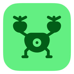 Editable vector drone icon. Part of a big icon set family. Perfect for web and app interfaces, presentations, infographics, etc