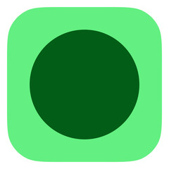 Editable vector record button icon. Black, transparent white background. Part of a big icon set family. Perfect for web and app interfaces, presentations, infographics, etc