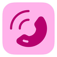 Vector phone call, call center icon. Black, white background. Perfect for app and web interfaces, infographics, presentations, marketing, etc.