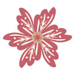 Rustic floral illustration