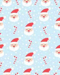 santa claus and snowman