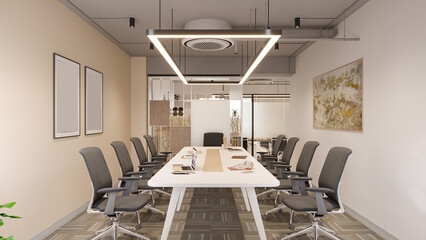 Modern Office Interiors Embracing Simplicity and Functionality