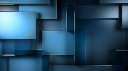 Abstract blue background with squares. Vector illustration for your graphic design.