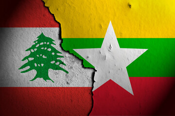 Relations between lebanon and myanmar