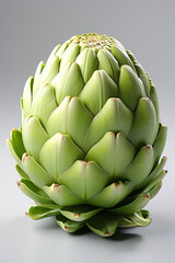 Fototapeta premium Artichoke. Portrait. Ideal for advertising or banner.
