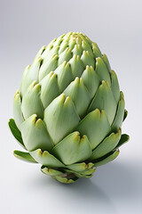 Obraz premium Artichoke. Portrait. Ideal for advertising or banner.