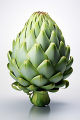 Obraz premium Artichoke. Portrait. Ideal for advertising or banner.