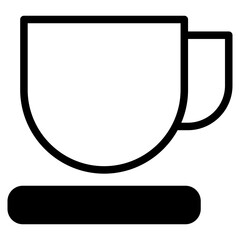 Fototapeta premium coffee cup dualtone