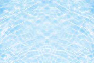 Bluewater bubbles on the surface ripples. Defocus blurred transparent white-black colored clear calm water surface texture with splash and bubbles. Water waves with shining pattern texture background