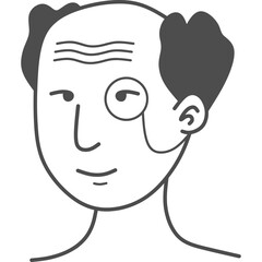 Hand Drawn Avatar Face