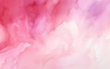 Aquarela abstrata em tons de rosa