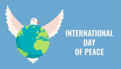 International Day of Peace. Vector illustration for banners, posters, wallpapers, media, print.
