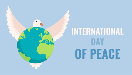 International Day of Peace. Vector illustration for banners, posters, wallpapers, media, print.
