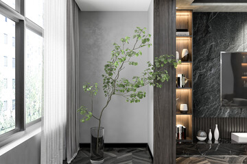 Designing a Luxurious Living Room with Natural Materials and Textures