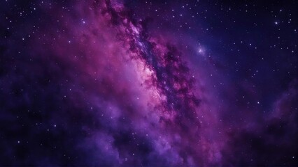 Nocturnal purple night sky , science nebula milky way  infinity earth solar  - obrazy, fototapety, plakaty