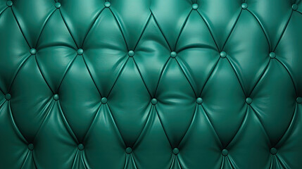 Fototapeta na wymiar green leather sofa texture background, luxury leather pattern 