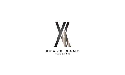 YXH, YHX, XYH, XHY, HXY, HYX, Abstract initial monogram letter alphabet logo design