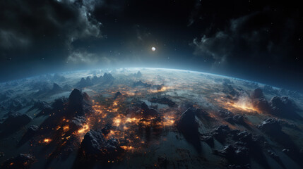 Forming of Earth, concept image