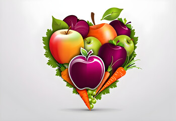 love,fruit,apple,beet,carrot,generative AI