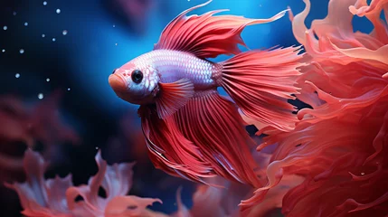 Fotobehang fish in aquarium © Stuart